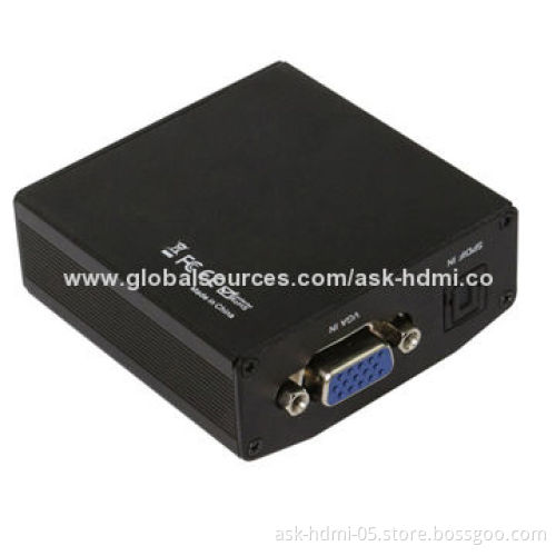 Mini VGA/RL/ SPDIF to HDMI Converter with 1080P Resolution